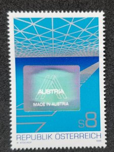 *FREE SHIP Austria Austrian Export 1988 (stamp) MNH *Hologram *unusual