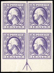 US Stamps # 535 MNH XF Arrow Block Of 4