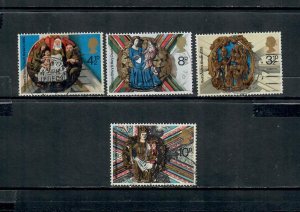 G.B 1974 COMMEMORATIVE SET XMAS ISSUE ,USED 131120