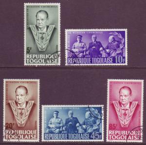 Togo 529-532, C47 Used set