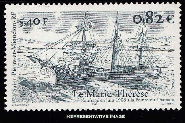 Saint Pierre & Miquelon Scott 713 Mint never hinged.