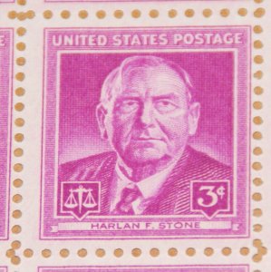 1948 sheet - Harlan F. Stone - Sc# 965