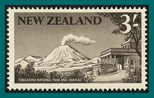 New Zealand 1960 Tongariro National Park, mint #349,SG798