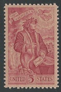 US Cat # 1268, Dante, MNH*-