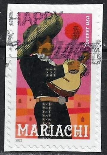 US ~ Scott # 5704 ~ Used on paper ~ Mariachi