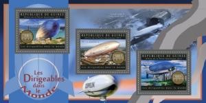 GUINEA 2012 SHEET ZEPPELINS