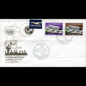 UN-GENEVA 1974 - FDC - 37-8 ILO