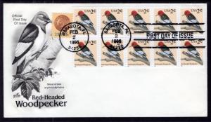 US 3032 Red Headed Woodpecker Artcraft U/A FDC