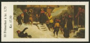 Norway 815a Booklet MNH Christmas, Architecture