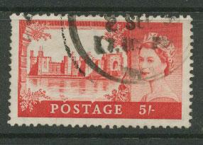 Great Britain QE II  SG 537a  VFU  De La Rue printing