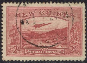 NEW GUINEA 1939 BULOLO AIRMAIL 2/- USED