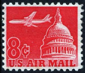 SC#C64 8¢ Jet & Capitol Single (1962) MNH