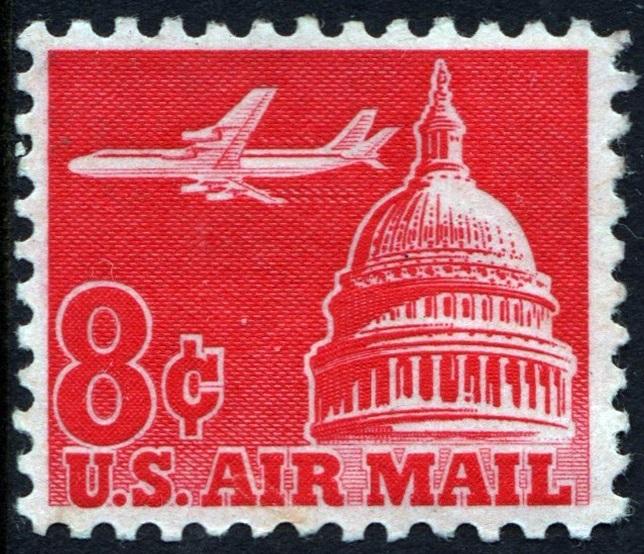 SC#C64 8¢ Jet & Capitol Single (1962) MNH