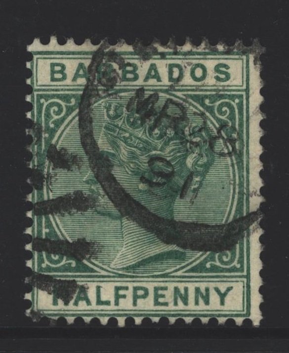Barbados Sc#60 Used