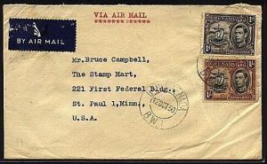 GRENADA 1950 Cover to USA by airmail - 1/1d rate...........................19073