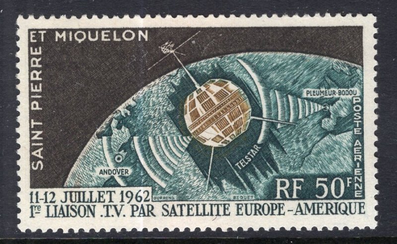St Pierre and Miquelon C26 Space MNH VF