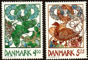 Denmark 1150-51 - Used - Harbingers of Spring (Cpl) (1999) (cv $2.10)