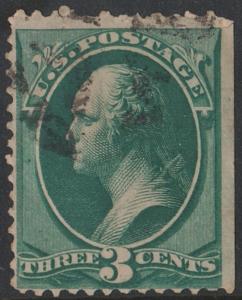 SC#147 3¢ George Washington (1870) Used 