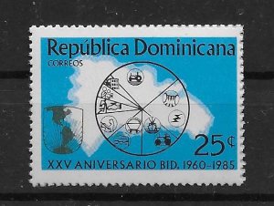 DOMINICAN REPUBLIC  STAMP  MNH #ENEROAA56