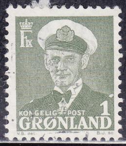 Greenland 28 King Frederik IX 1950