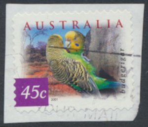 Australia  SC# 1995  SG 2133  Used SA perf 11½   Birds 2001 see details scan    