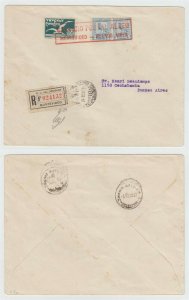 URUGUAY 1926, MARCH 3 FF R-COVER MONTEVIDEO-BUENOS AIRES by JUNKERS FVF PEGASUS  