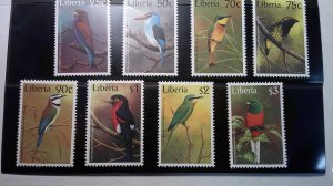 Liberia 1997 Scott# 1278-1293 Birds set of 16, complete MNH VF XF