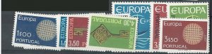 Portugal 1966 Europa sg1298-1300 fine mint, ditto 1968 sg1337-9 & 1970 sg1378-