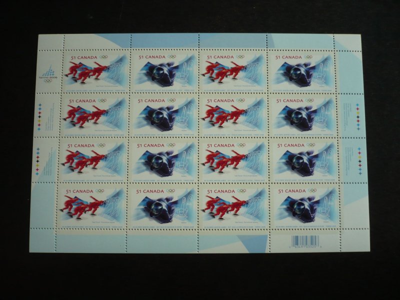 Stamps - Canada - Scott# 2143-2144 - Mint Never Hinged Pane of 16 Stamps