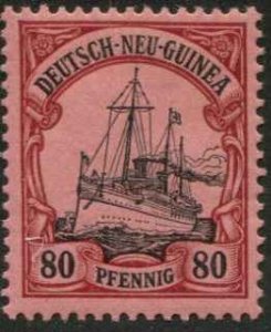 German New Guinea SC# 15 Kaiser's Yacht 80pf MH