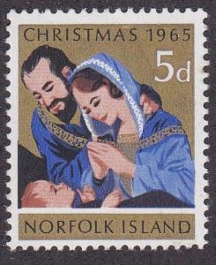 Norfolk Island # 70, Christmas - Manger Scene, Hinged