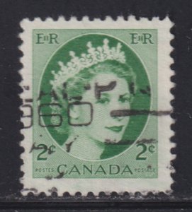 Canada 338 Queen Elizabeth II, Wilding Portrait 2¢ 1954