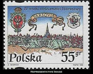 Poland Scott 3276 Mint never hinged.