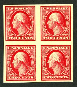 U.S. #344 MINT BLOCK OF 4 NG