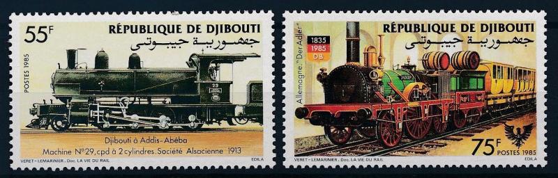 [63690] Djibouti 1985 Railway Train Eisenbahn Chemin de Fer  MNH