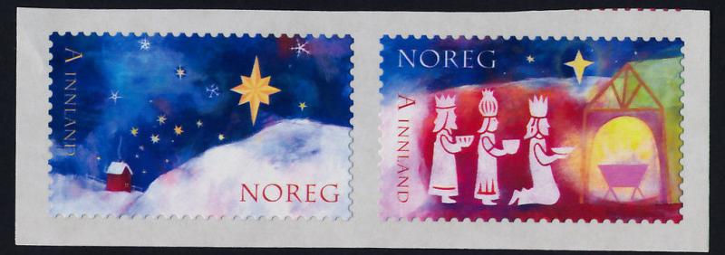 Norway 1527-8 MNH Christmas, Adoration of the Magi, Star