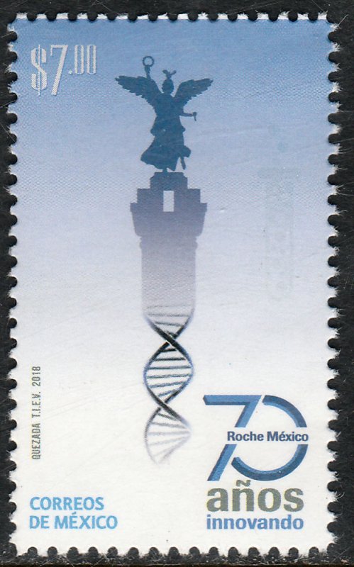 MEXICO 3106, 70th ANNIV. ROCHE LABORATORIES IN MEXICO. MINT, NH. VF.