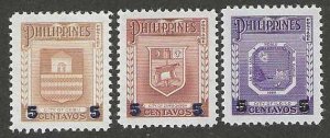 Philippines 634-636  MNH Complete set SC: $1.80