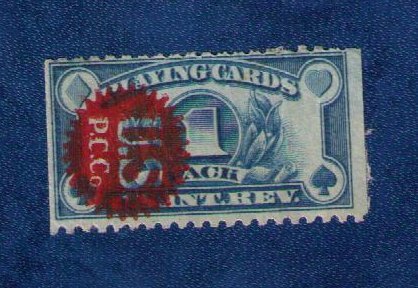 US 1940 Sc RF27a Playing Cards Bureau Precancel MH (1940):