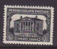 Newfoundland-Sc#171- id22-unused NH og 20c Colonial building-1929-31-S/H fee ref