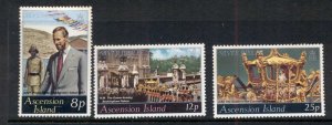 Ascension Is 1977 QEII Coronation 25th Anniv. MUH
