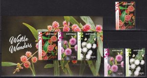 Australia, Flora - Wattle Wonders MNH / 2021