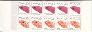 Palau 1995 MNH Sc 367b 20c Magenta dottyback, 32c Reef lizardfish Complete Bo...