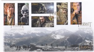 2012 NEW ZEALAND Sg3417-3422 Hobbit first day cover ver.1 MINT