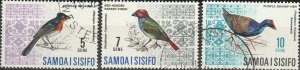 Samoa, #268-270 Used  From 1967