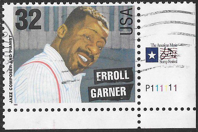 US 2992 Used - American Music Series - Jazz Musicians - Erroll Garner - PNS