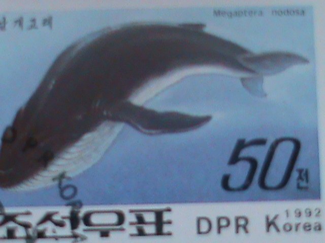 ​KOREA-1992-SC#3155-  LOVELY OCEAN WHALE-USED  VF -LAST ONE-HARD TO FIND