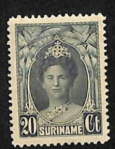 Suriname, Colony 1927, 20c, Bluegrey, Stamp out of set, MNH