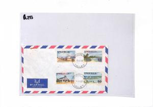 BL283 1969 Anguilla Valley Air Mail Cover {samwells} PTS