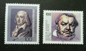 Germany Mix Lot 9 1993 Actor (stamp) MNH